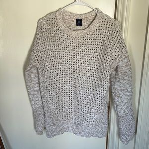 Gap brown/white sweater size large